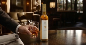 The Nation Pride Whisky premium bottle with elegant label