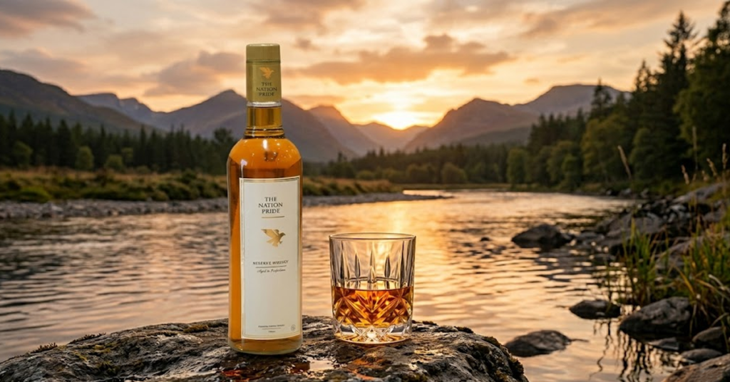 The Nation Pride Whisky – one of the best whisky brands in India with premium quality blend