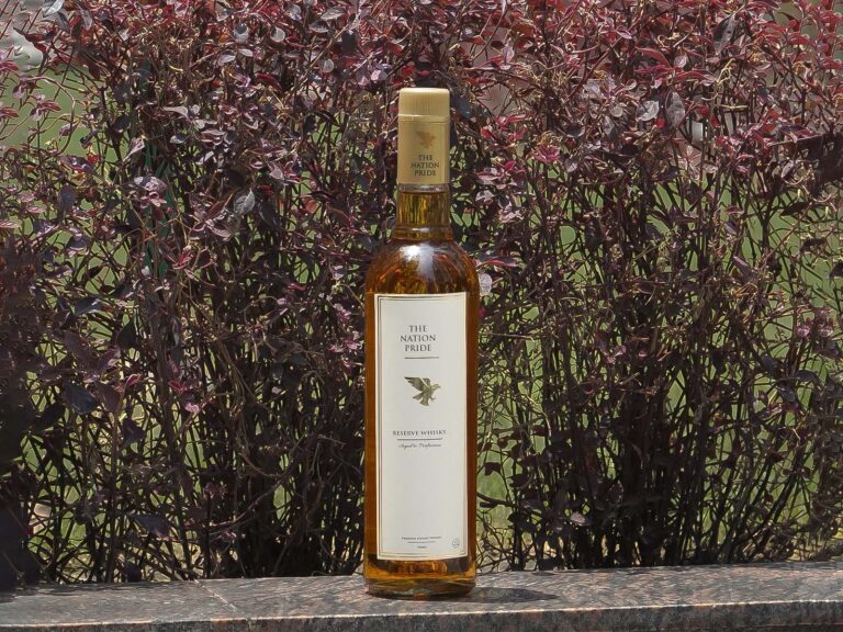 The Nation Pride whisky with rich aroma and refined taste