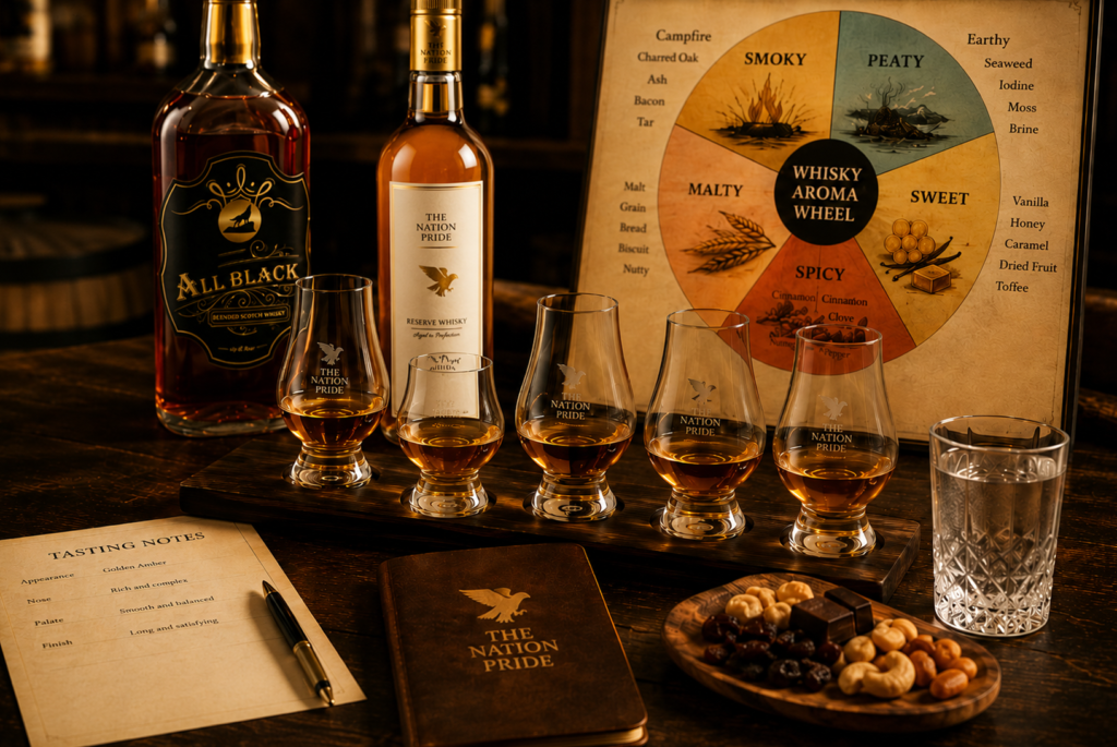 Whisky vs Scotch by Grihy showcasing distinct characteristics and production methods
