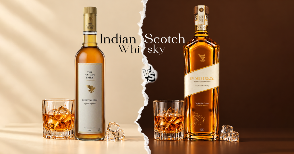 Indian whisky vs Scotch whisky comparison